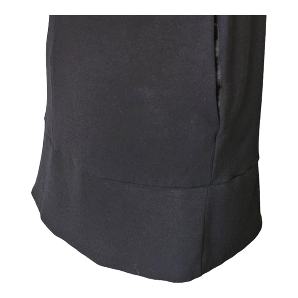 Express Women's Black Dress, Capped Sleeve, Turtle Neck, Gold Zipper,Size XS - Picture 6 of 16